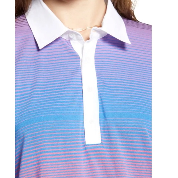 Bp. Be Proud By Bp. Pride Stripe Gender Inclusive Oversize Rugby Shirt - Picture 4 of 13